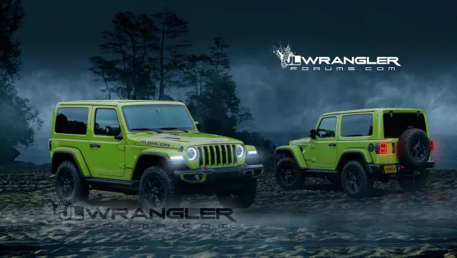 Here are the latest renderings of the new JL Jeep Wrangler - Autoblog