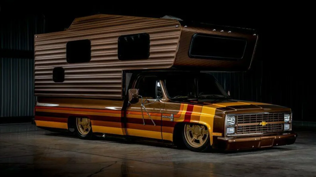 Brown Sugar '83 Chevy custom pickup camper