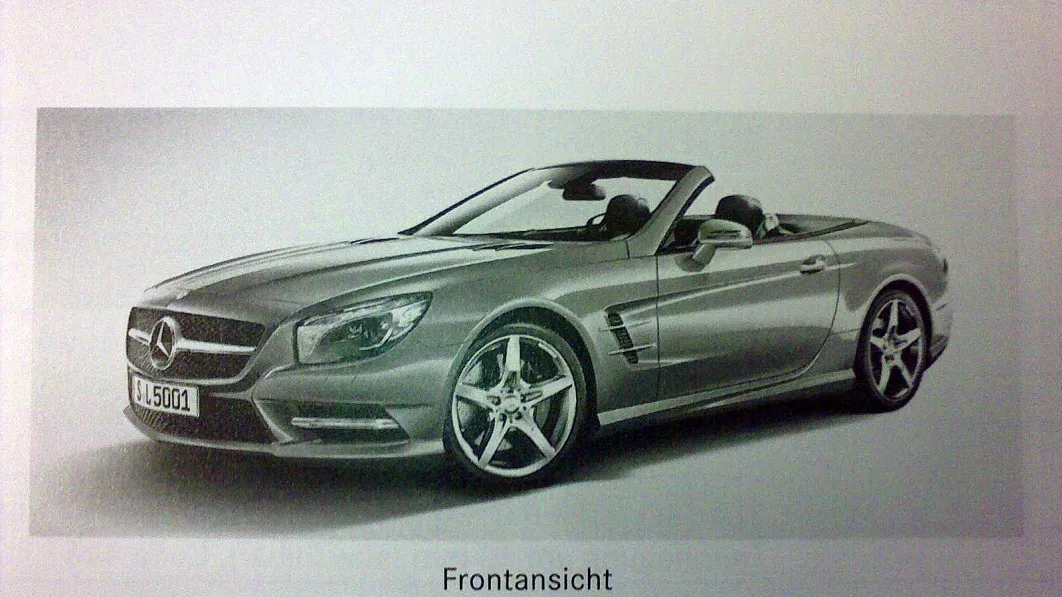 2013 Mercedes-Benz SL leaked images
