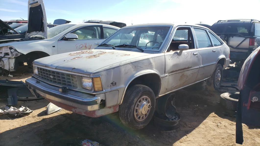 00 - 1981 Chevrolet Citation in Colorado junkyard - photo by Murilee Martin