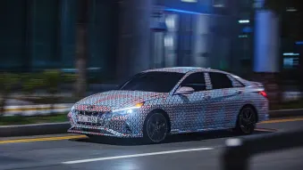 2021 Hyundai Elantra N in camouflage