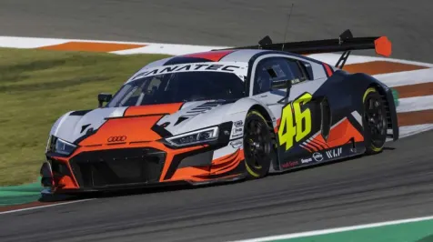 <h6><u>Valentino Rossi swaps his Yamaha for an Audi R8 LMS GT3</u></h6>