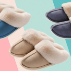 We're stunned at the quality of these Ugg-esque slippers — and they're $17 (that's nearly 70% off)