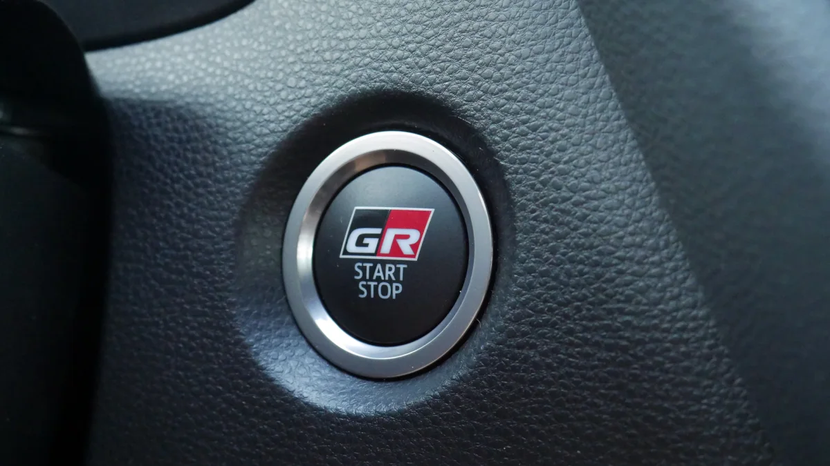 2023 Toyota GR Corolla Circuit start button