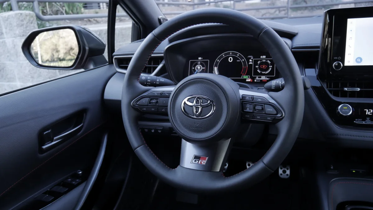 2023 Toyota GR Corolla Circuit steering wheel