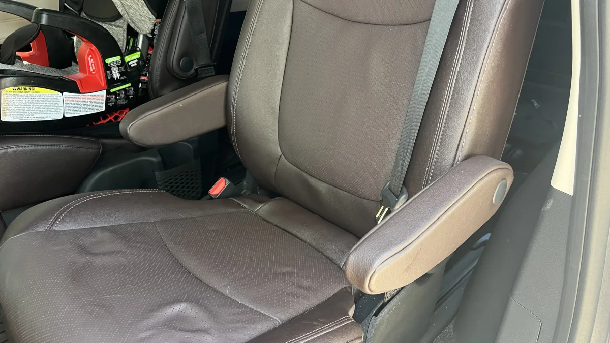 2023 Toyota Sienna - second row armrests down