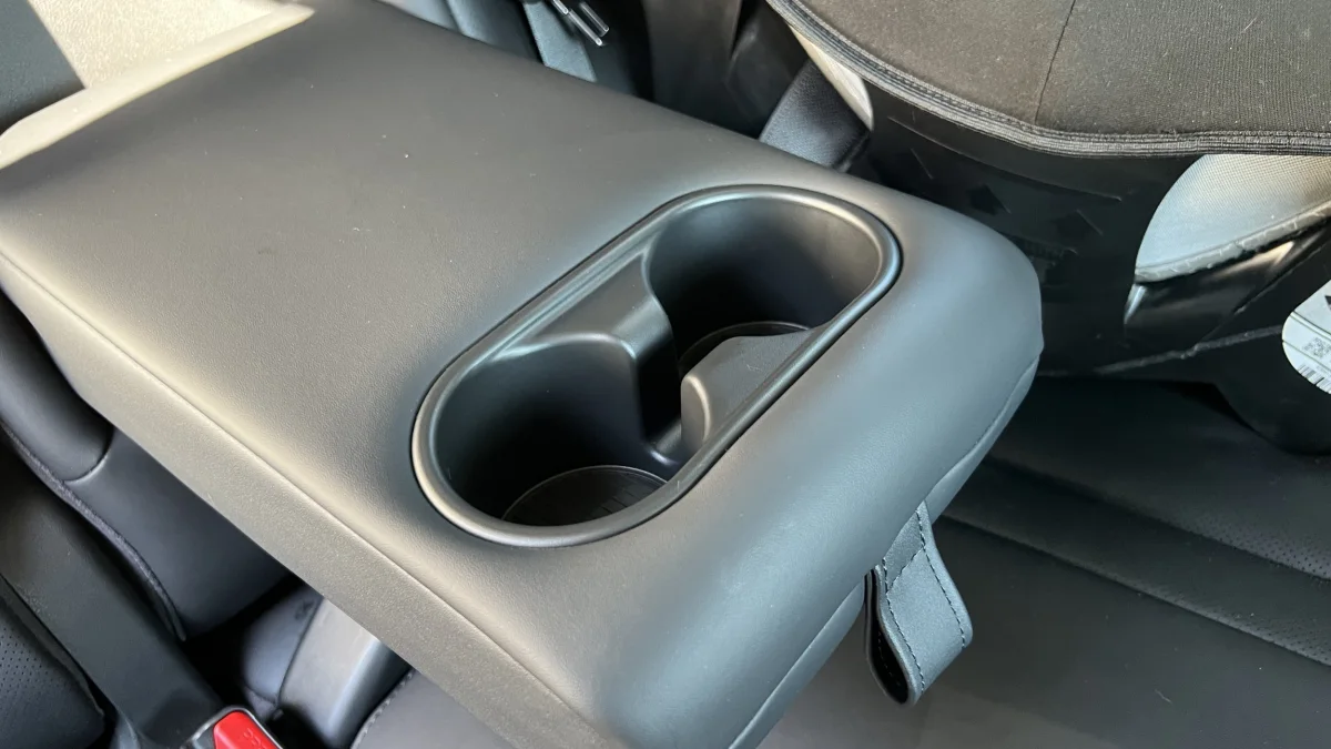 2023 Hyundai Ioniq 5 rear armrest cupholders