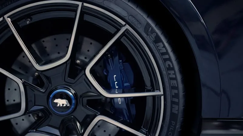 Lucid Air Sapphire wheel detail