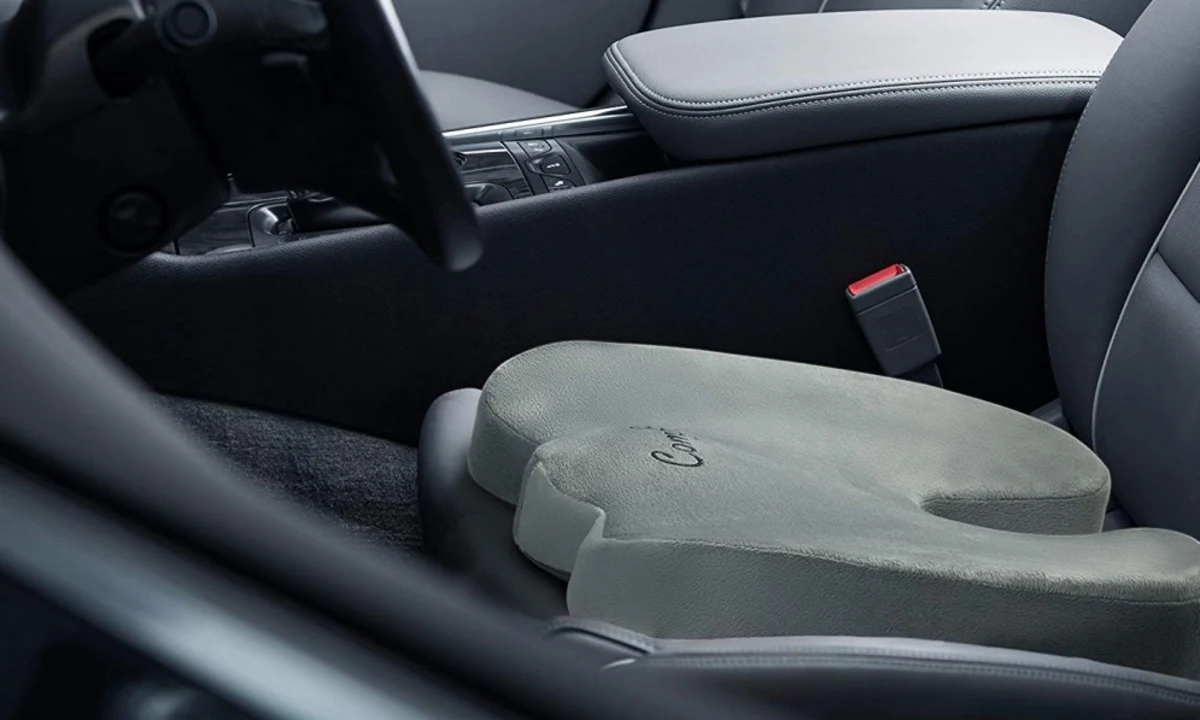 This seat cushion for back pain has garnered over 43,000 five ...