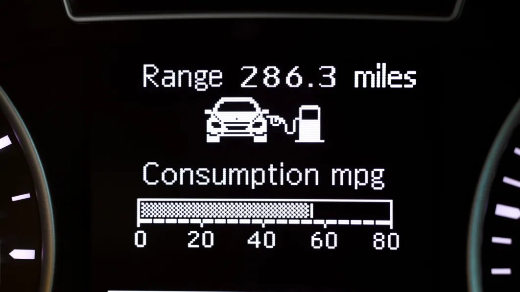 Car consumption gauge