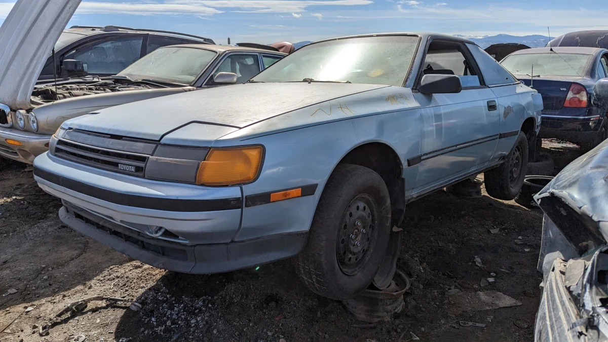 13 - 1986 Toyota Celica in Colorado junkyard - photo by Murilee Martin