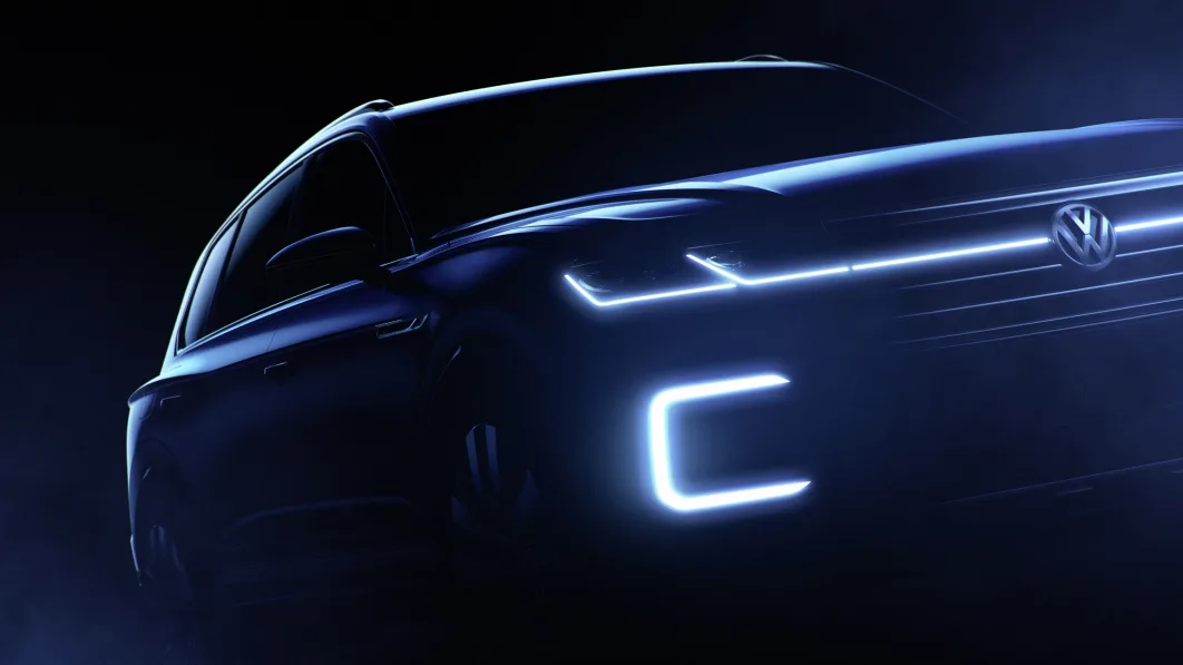 Volkswagen Beijing Concept SUV Teaser front 3/4