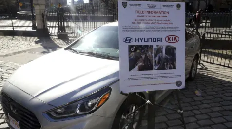 <h6><u>Hyundai, Kia agree to $200 million settlement over U.S. car thefts</u></h6>