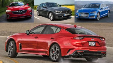 2018 Kia Stinger vs. other luxury hatchbacks compared by the numbers