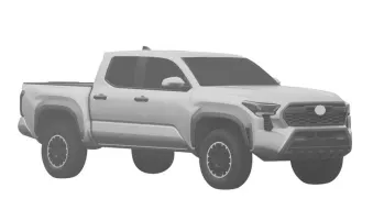Toyota Tacoma 4th-generation patent rendering