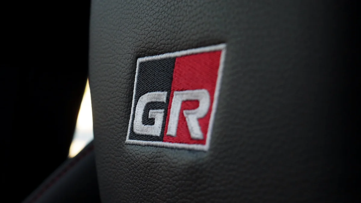 2023 Toyota GR Corolla Circuit headrest emblem