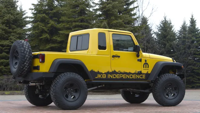 Mopar pickup kit for Jeep Wrangler a hot seller, coming early - Autoblog