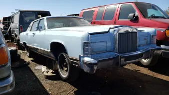Junked 1978 Lincoln Continental Town Car
