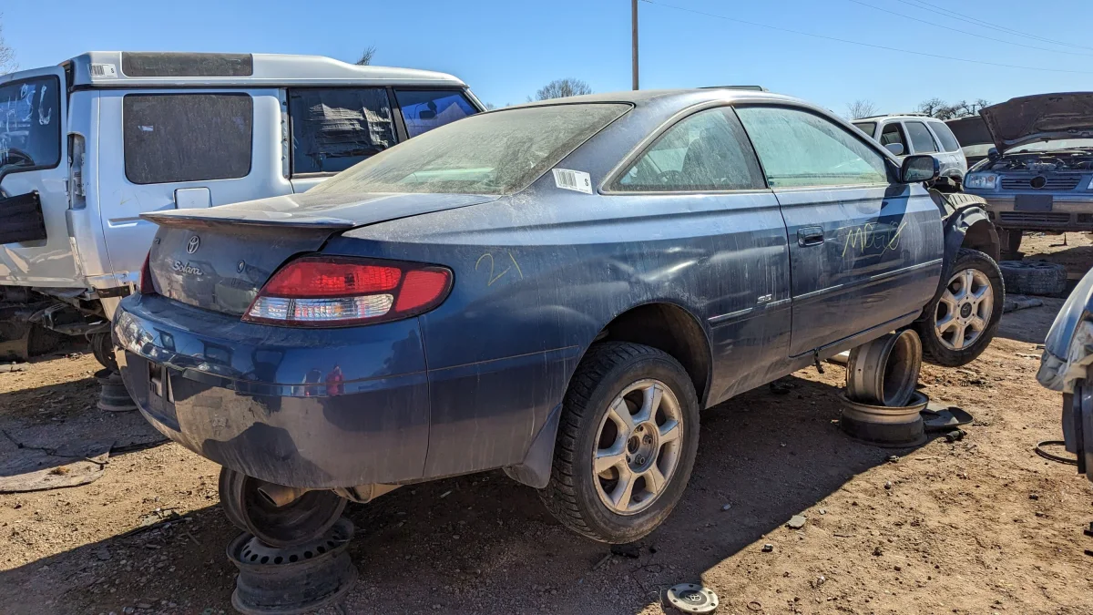 21 - 2000 Toyota Camry Solara in Colorado junkyard - photo by Murilee Martin