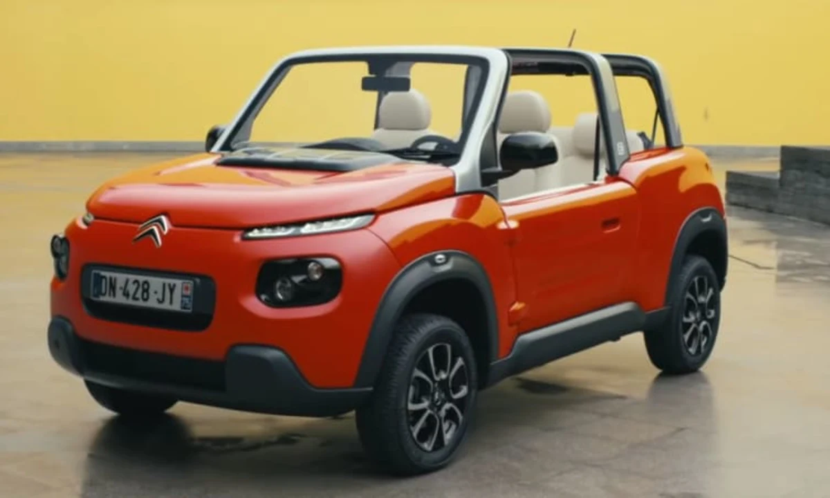 Citroen E-Mehari on sale in France, but battery subscription is extra -  Autoblog