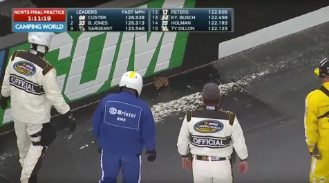 <h6><u>Lone rabbit defeats entire field of NASCAR trucks</u></h6>