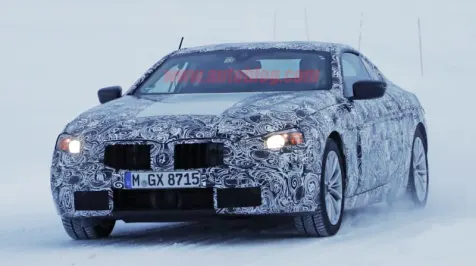 <h6><u>BMW's slinky new 6 Series coupe and convertible spied in the snow</u></h6>