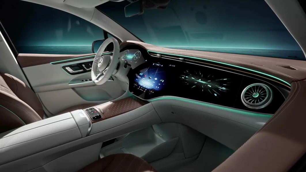 Mercedes-Benz EQE interior preview