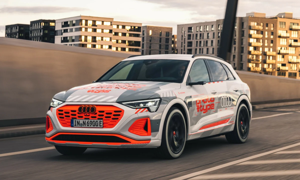 Audi E-Tron possible prototype shows up in electric German rally | Autoblog