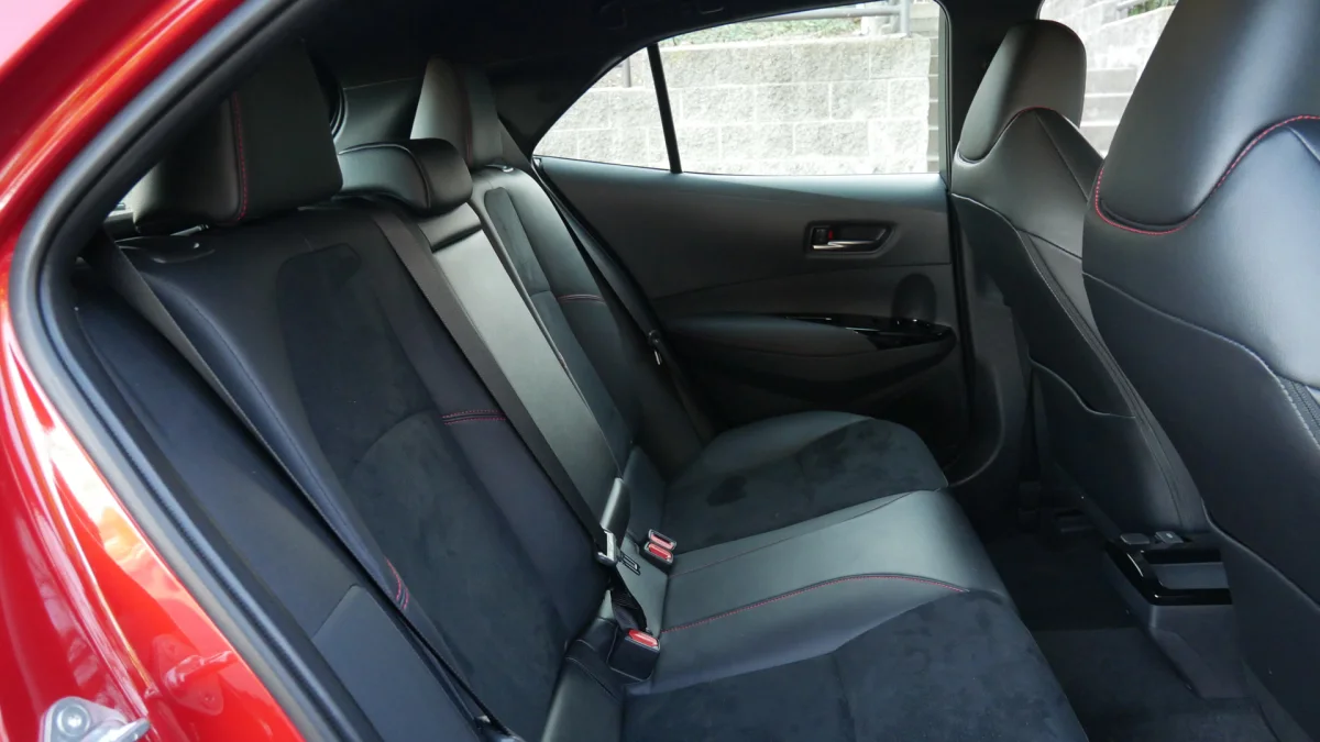 2023 Toyota GR Corolla Circuit back seat