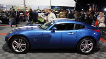 The first and last Pontiac Solstice cars produced at Barrett-Jackson 2011