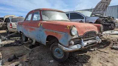 Junked 1956 Ford Zephyr Saloon