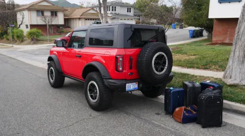 <h6><u>Ford Bronco 2-Door Luggage Test: How much cargo space?</u></h6>