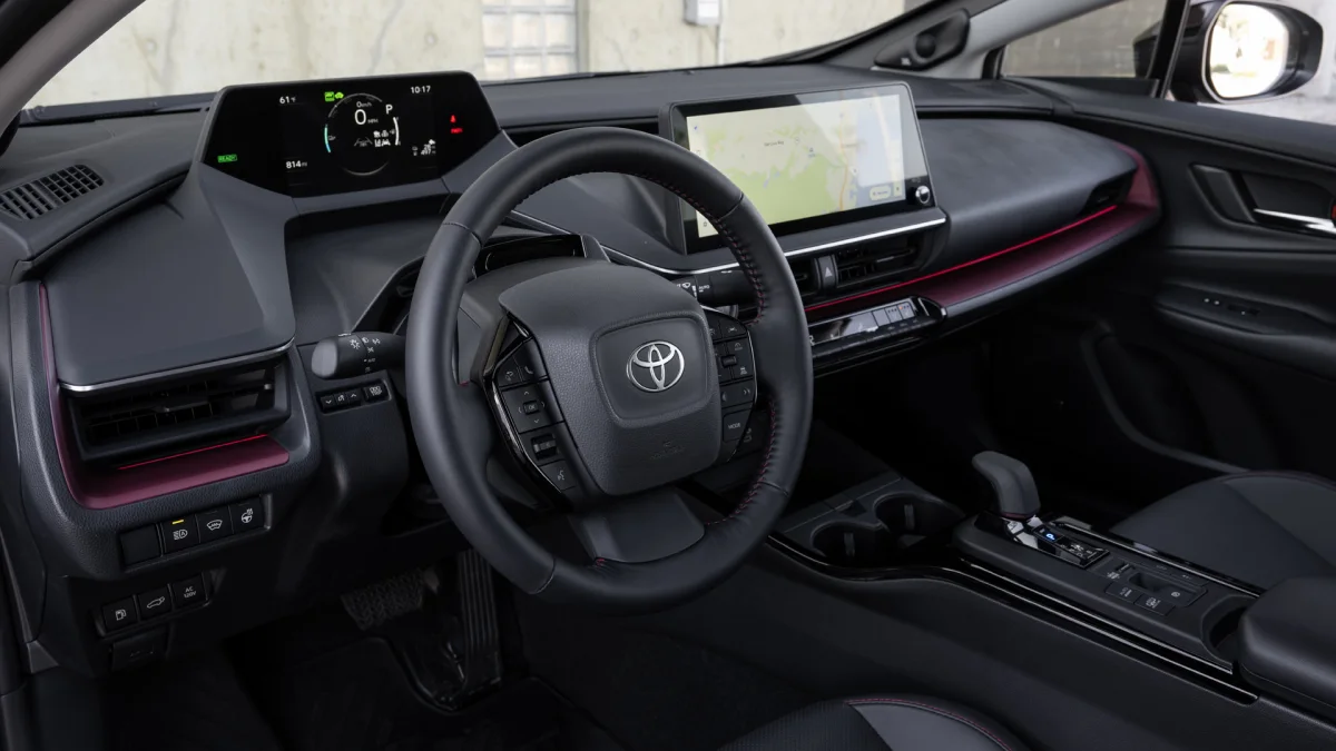 2023 Toyota Prius Prime XSE Premium interior from driver