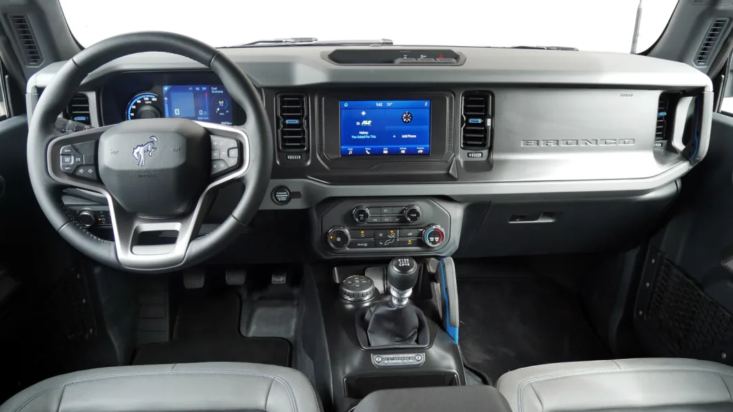 Ford Bronco 4-Door Black Diamond interior