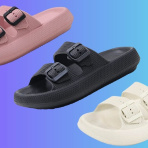 'Best shoe ever for pain-prone feet': These supportive slides are $20 — 50% off