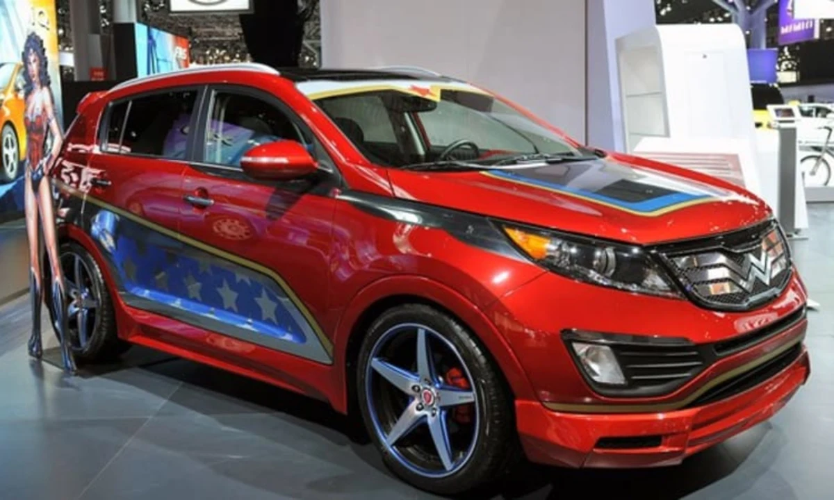 Wonder Woman Kia Sportage is anything but invisible - Autoblog