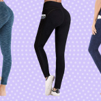 These wildly popular leggings with a secret tummy control panel are down to $25