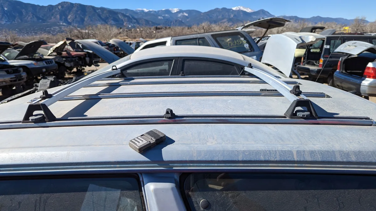 43 - 1981 Subaru Leone hatchback in Colorado junkyard - photo by Murilee Martin