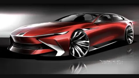 <h6><u>Buick/GM sedan design sketch</u></h6>