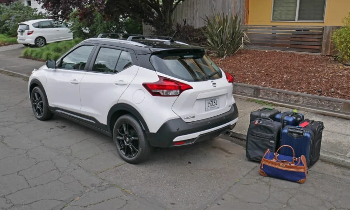 Nissan Kicks Luggage Test | How big is the trunk? - Autoblog
