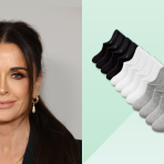 Kyle Richards raves about these no-show socks, and they're $2 a pair