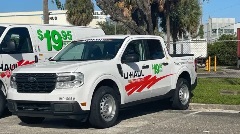 <h6><u>Ford Maverick spotted on U-Haul lots in Florida</u></h6>