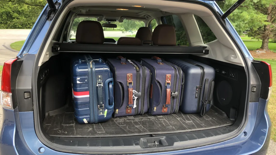 Subaru Forester Luggage Test Cargo capacity, suitcases, specs Autoblog