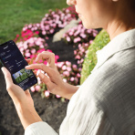 Moen's smart sprinkler system automatically changes your lawn watering schedule