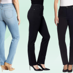 Women over 50 love these 'forgiving' jeans, and they're only $17 — that's 65% off