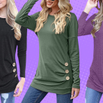 I tried a cozy tunic fans love for its 'slimming effect,' and it's down to $18