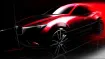 Mazda CX-3 Teaser Sketch for the 2014 LA Auto Show
