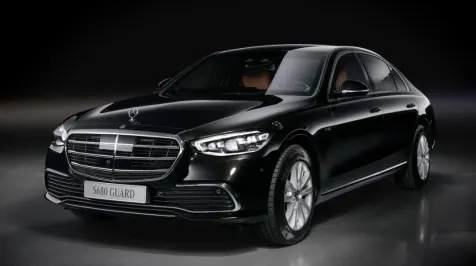 <h6><u>Mercedes-Benz's armored S-Class can withstand AK-47 bullets</u></h6>