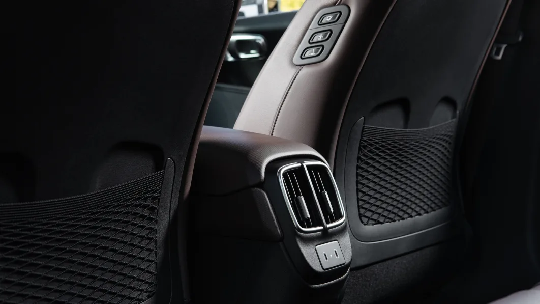 2023 Hyundai Ioniq 6 rear air vents and seat controls