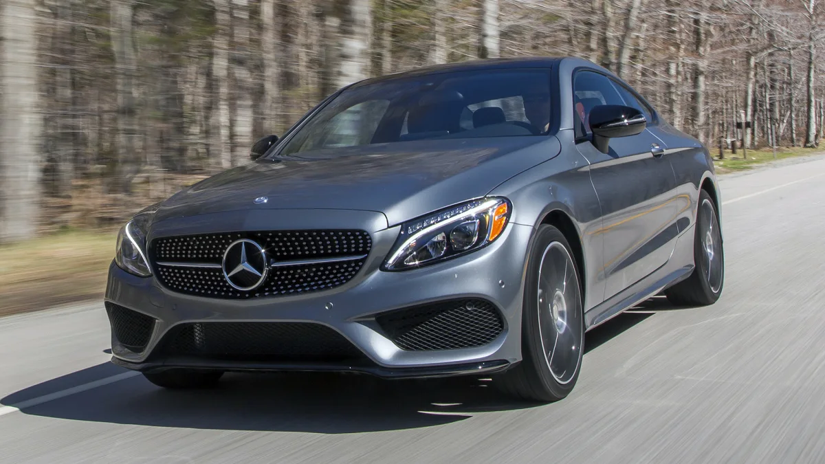 2017 Mercedes-Benz C300 Coupe driving